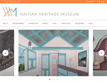 Tablet Screenshot of haitianheritagemuseum.org